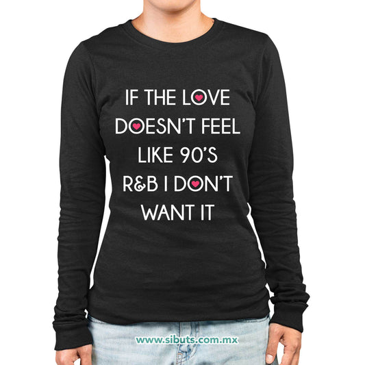 Playera Mujer Manga Larga Gossip Girl Frase If The Love