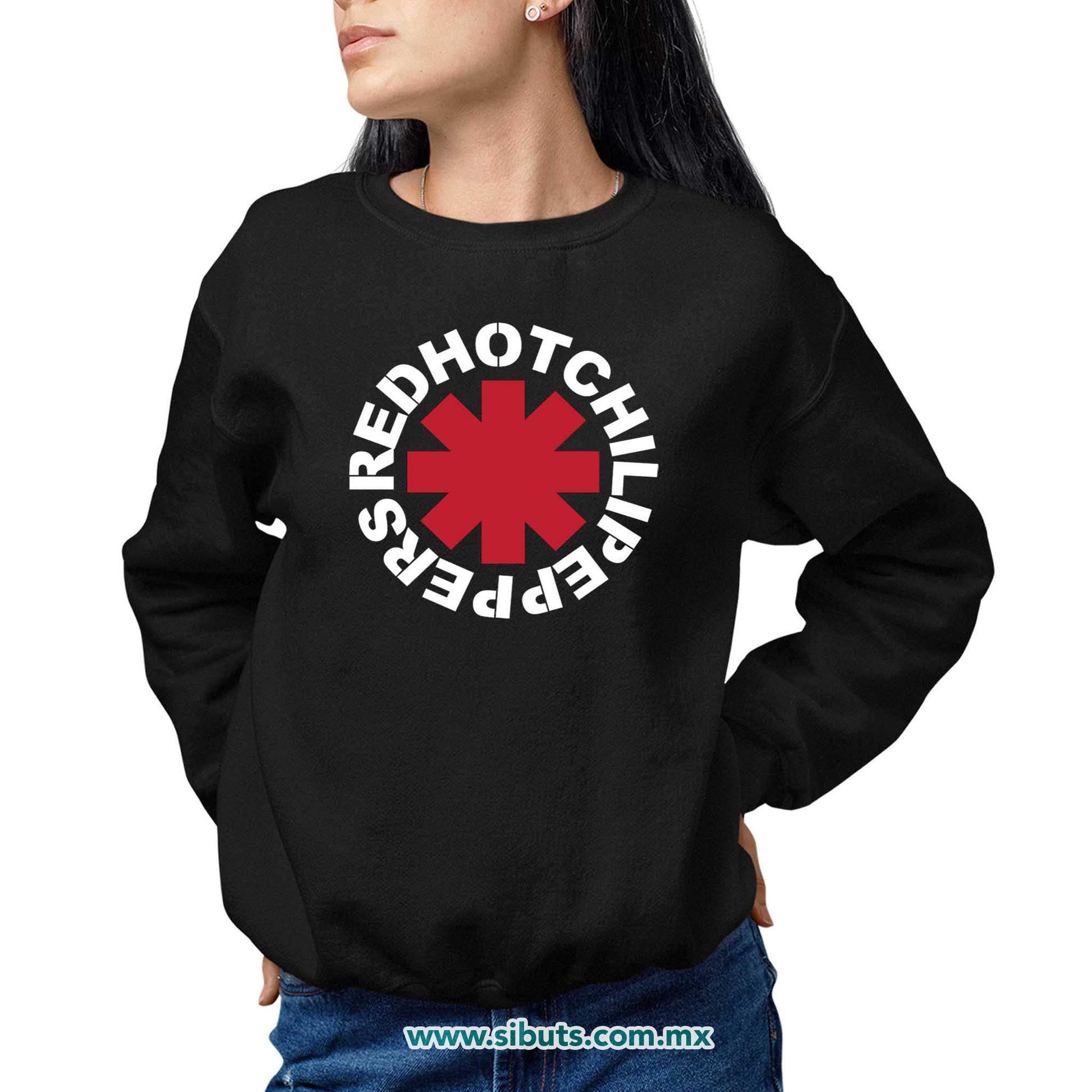 Sudadera Mujer Cuello Redondo Red Hot Chili Peppers