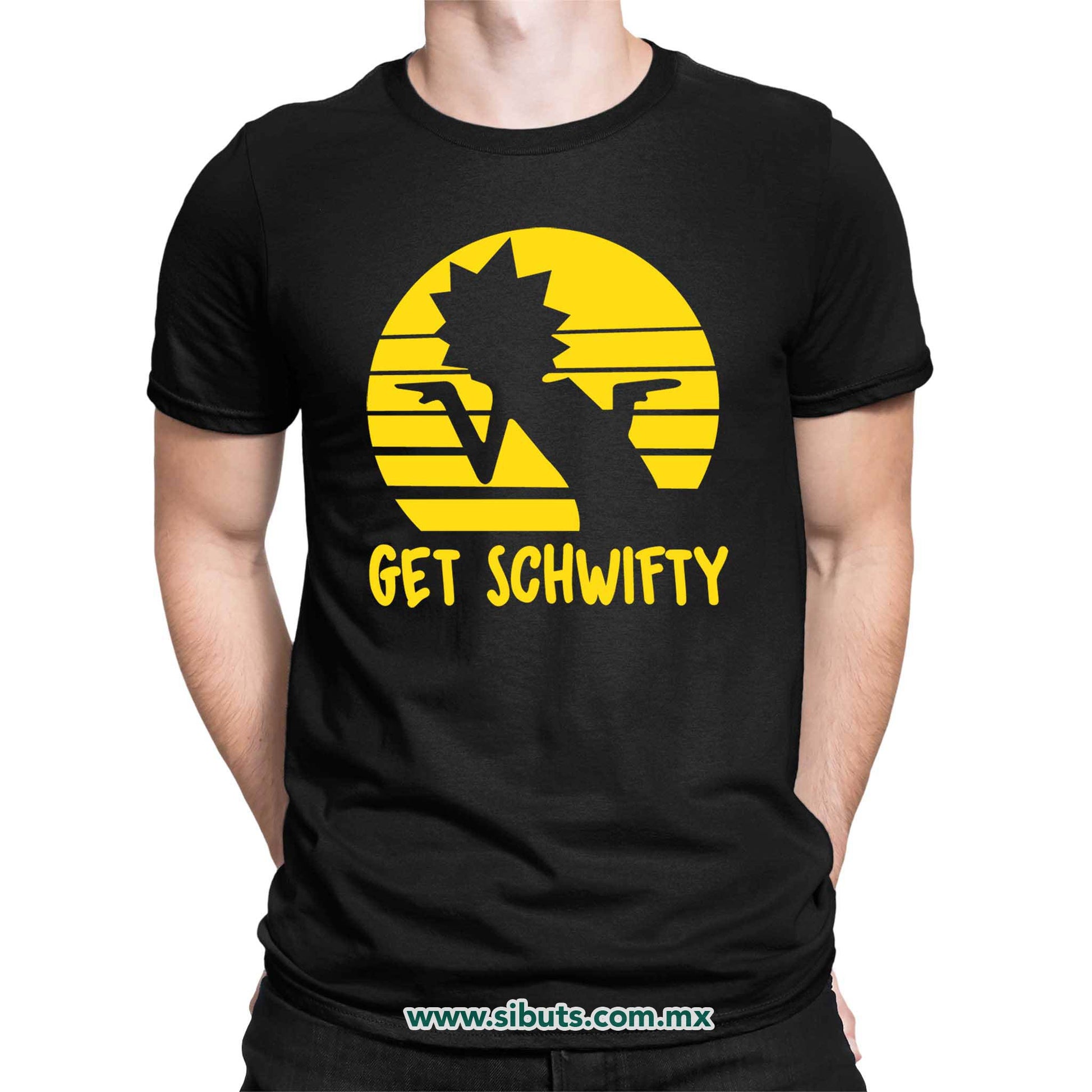 Playera Hombre Rick And Morty Get Schwifty