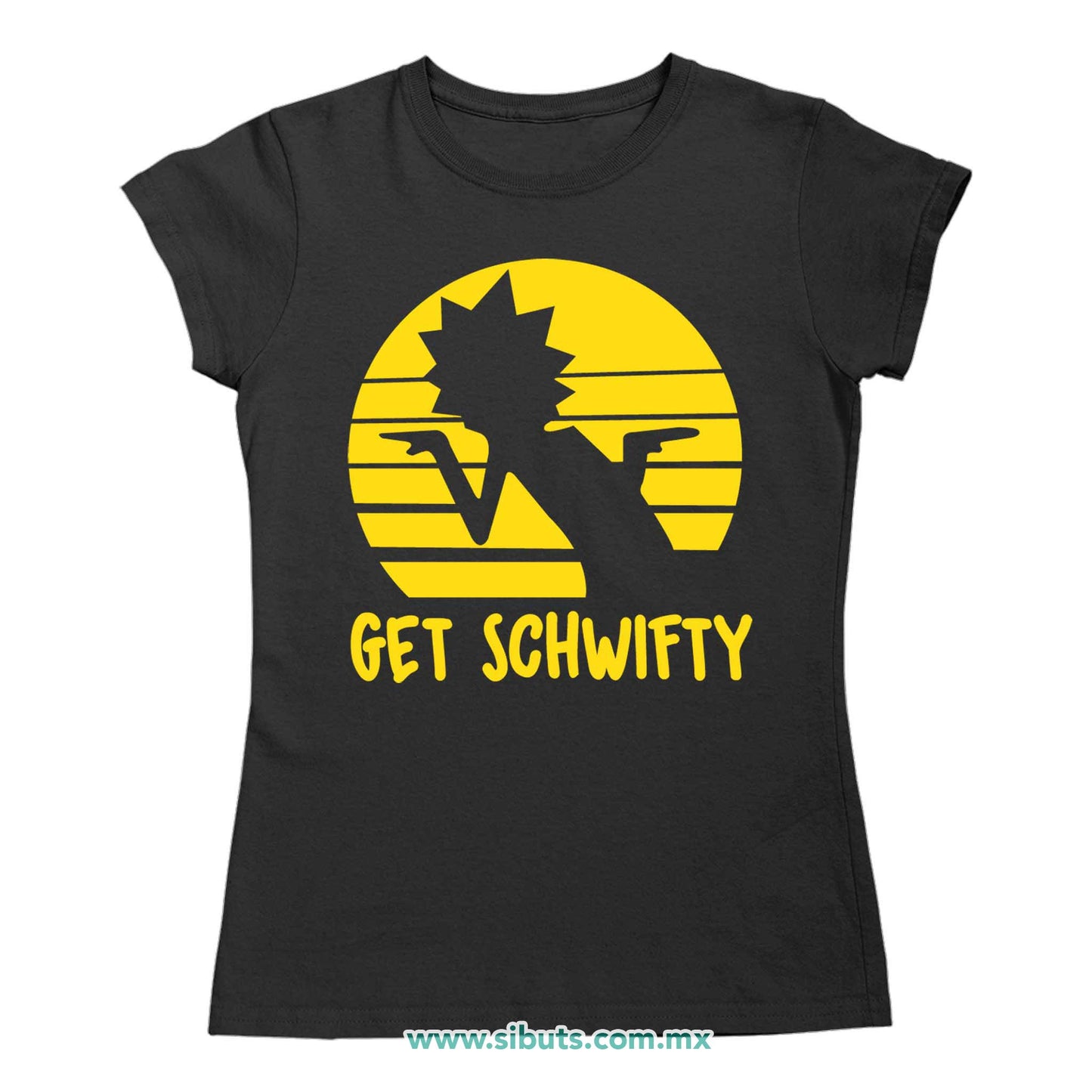 Playera Mujer Rick And Morty Get Schwifty