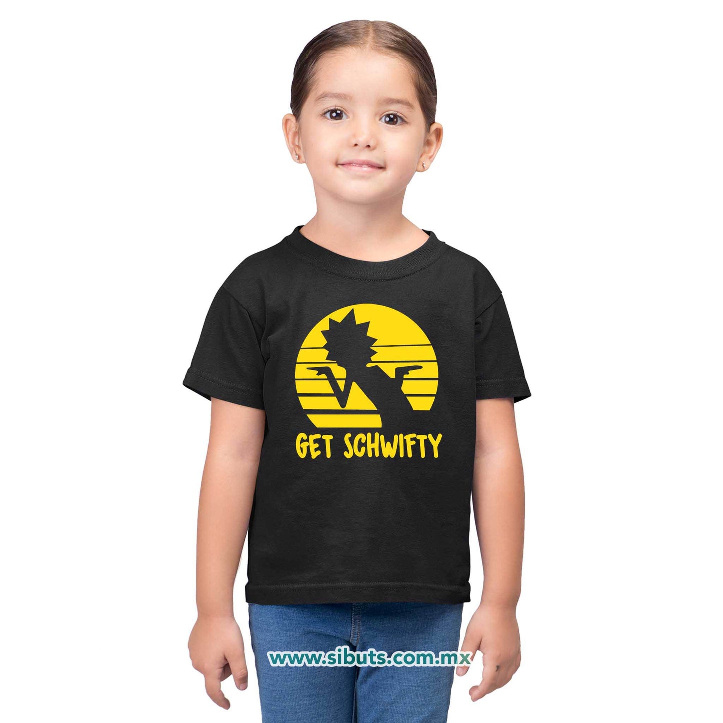 Playera Niño Rick And Morty Get Schwifty