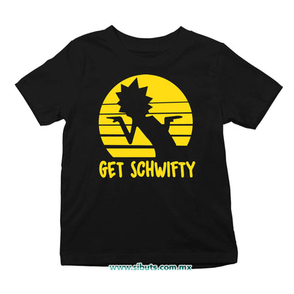 Playera Niño Rick And Morty Get Schwifty