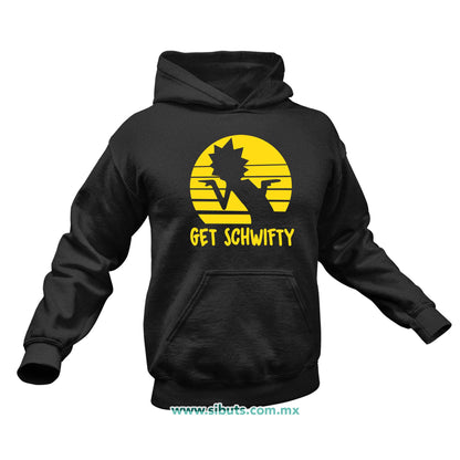 Sudadera Hombre Gorro Rick And Morty Get Schwifty