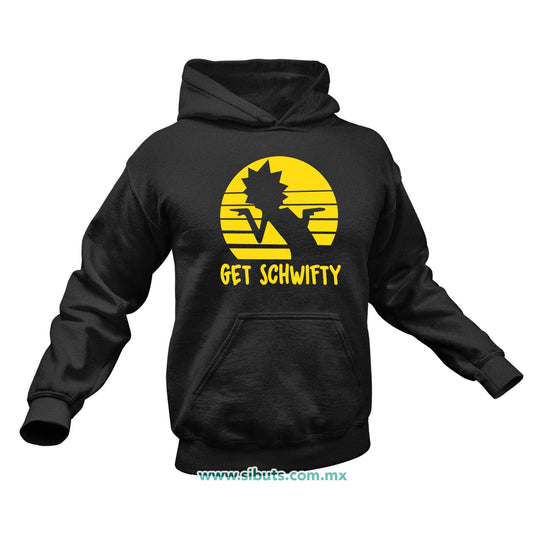 Sudadera Hombre Gorro Rick And Morty Get Schwifty