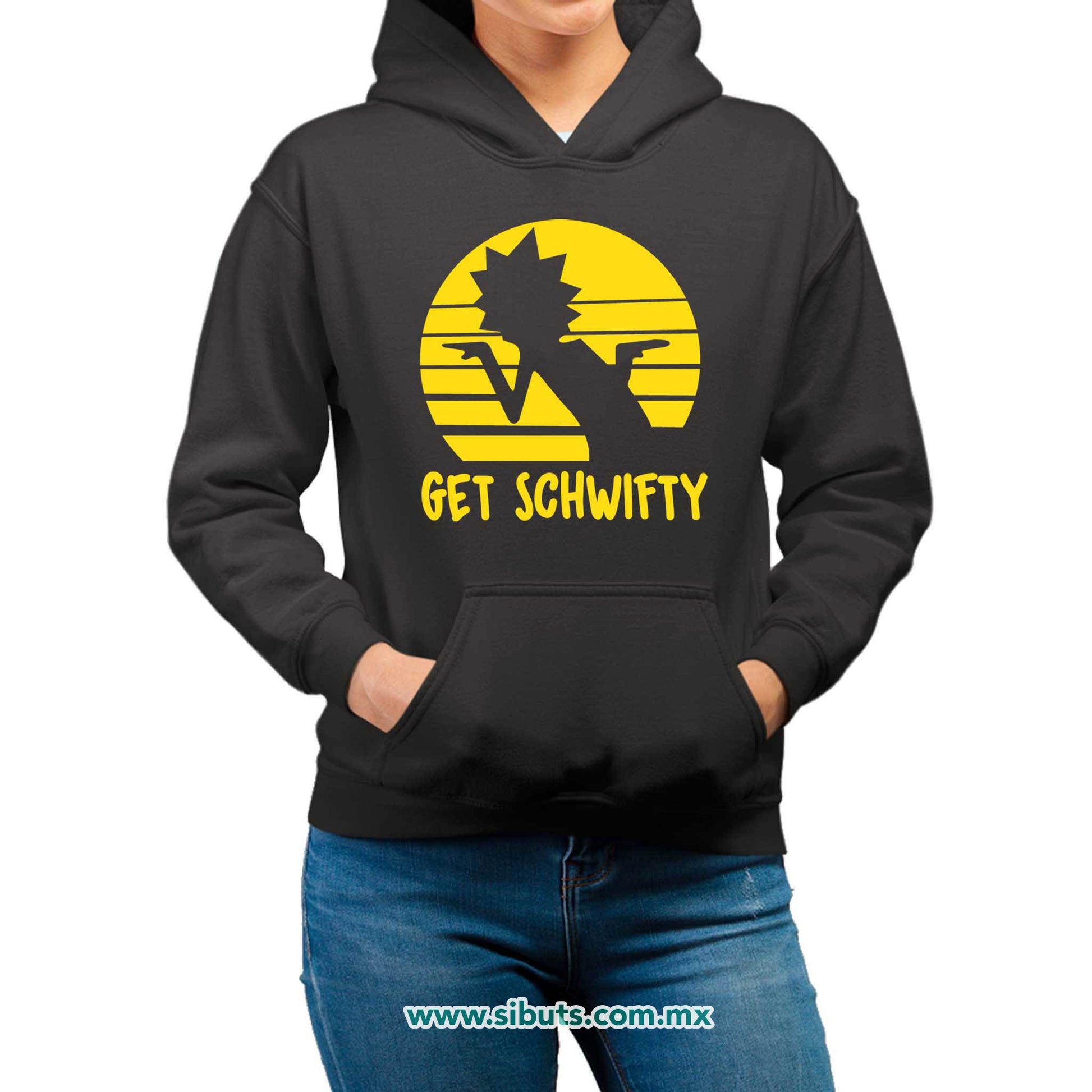 Sudadera Mujer Gorro Rick And Morty Get Schwifty