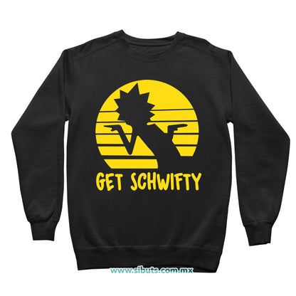 Sudadera Niño Cuello Redondo Rick And Morty Get Schwifty