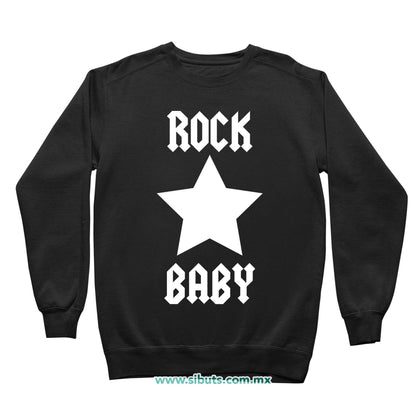 Sudadera Niño Cuello Redondo Rock Baby