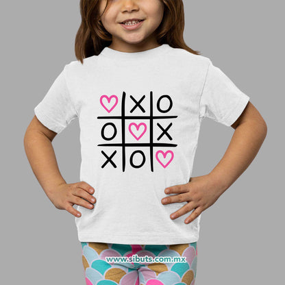 Playera Niño San Valentin Juego de Gato