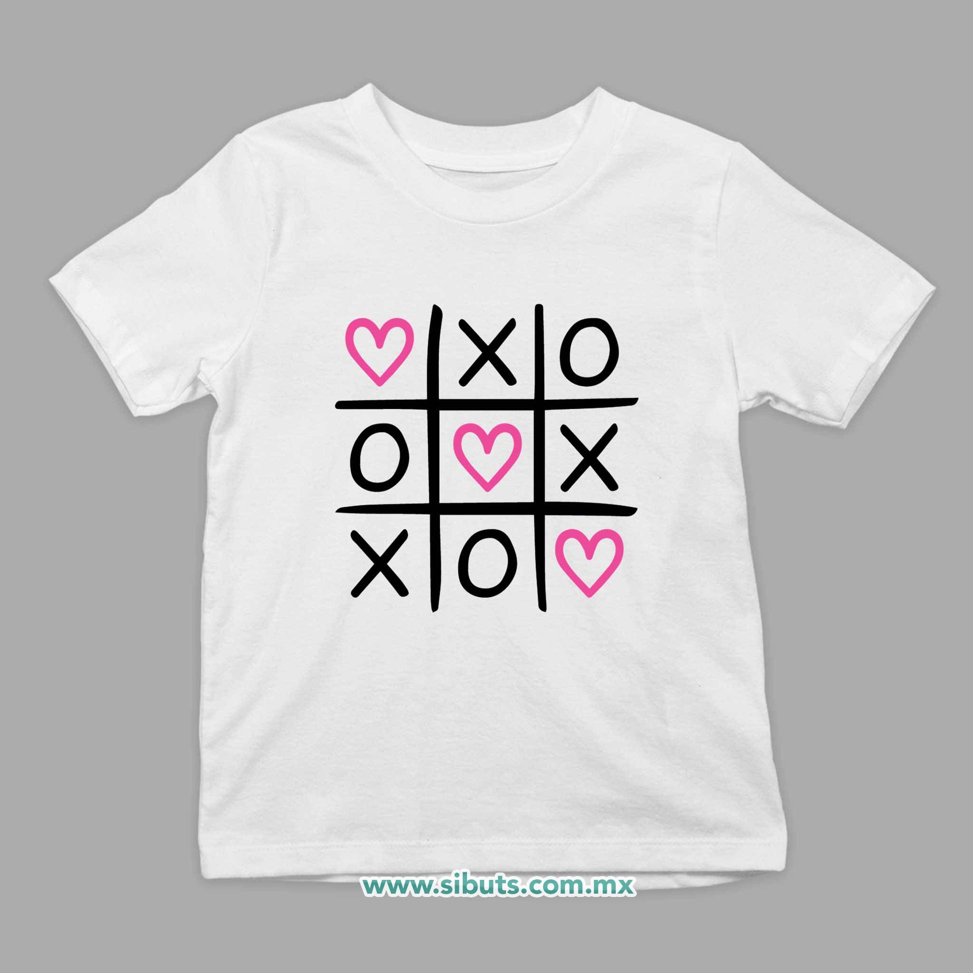 Playera Niño San Valentin Juego de Gato