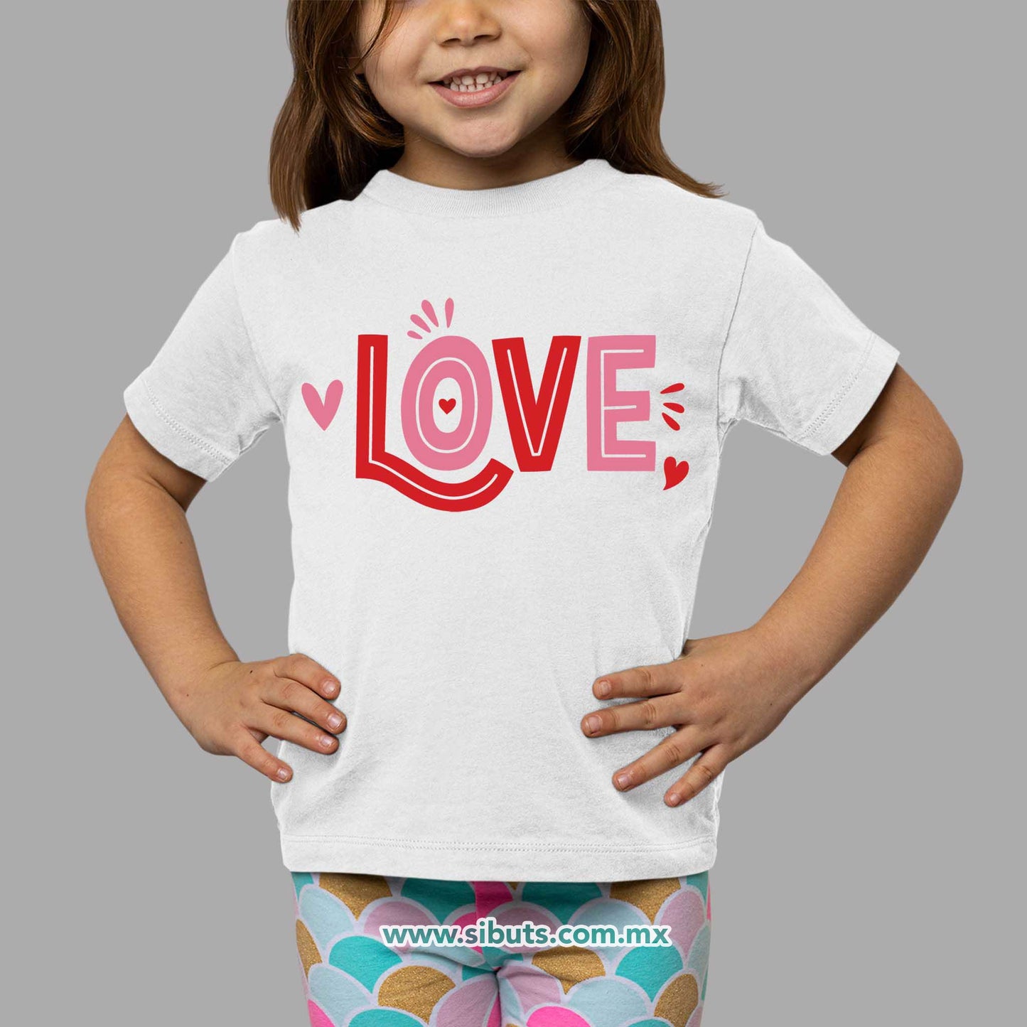 Playera Niño San Valentin Love