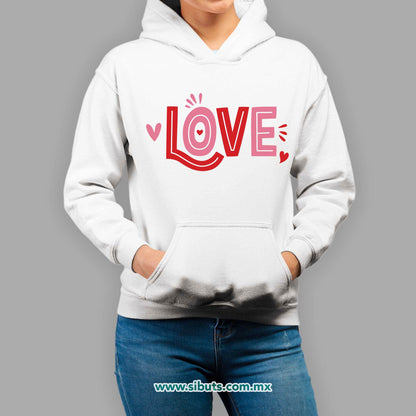 Sudadera Mujer Gorro San Valentin Love