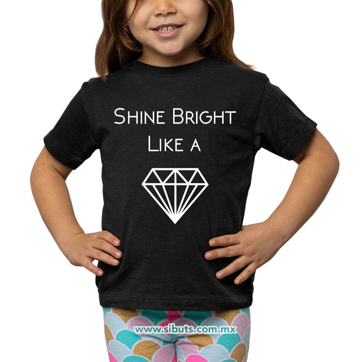 Playera Niño Shine Bright Like A Diamond