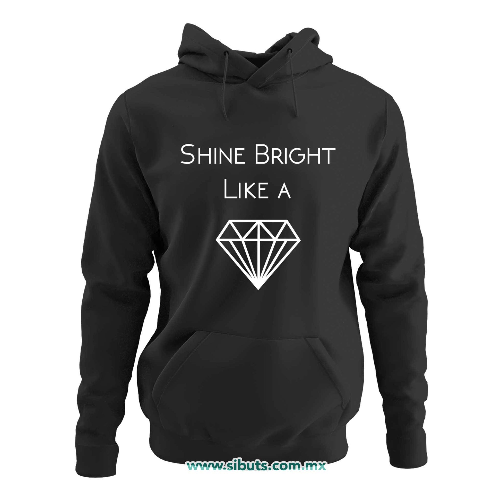 Sudadera Mujer Gorro Shine Bright Like A Diamond