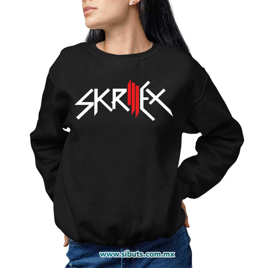 Sudadera Mujer Cuello Redondo Dj Skrillex