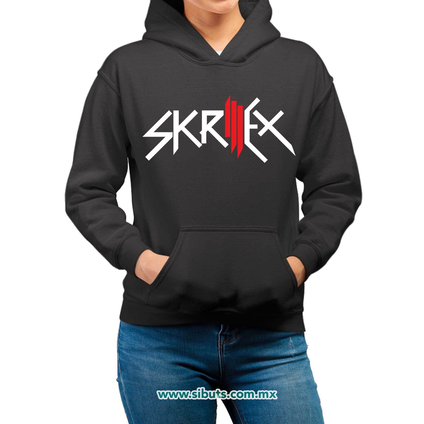 Sudadera Mujer Gorro Dj Skrillex