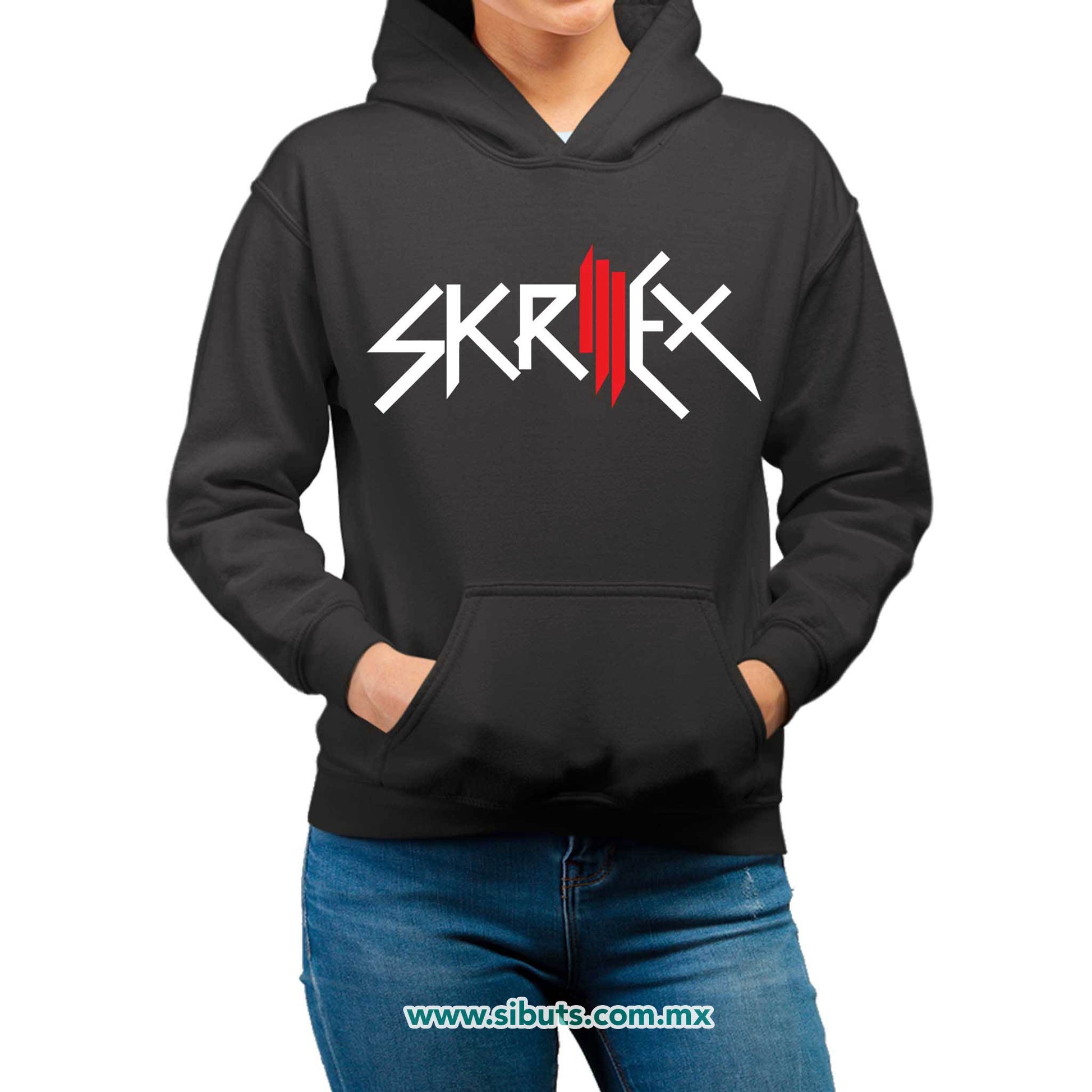 Sudadera Mujer Gorro Dj Skrillex
