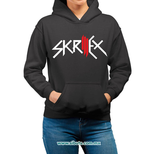 Sudadera Mujer Gorro Dj Skrillex