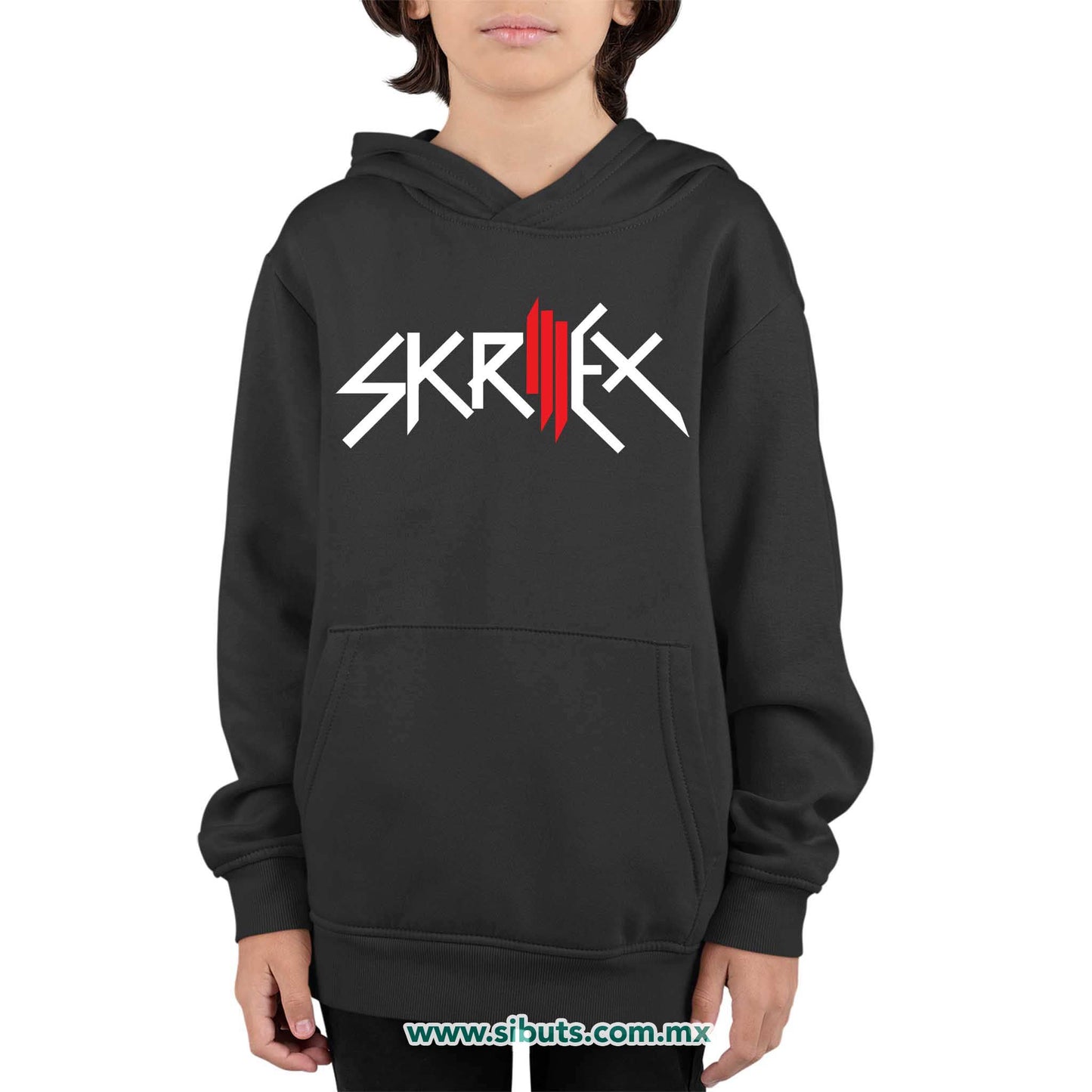 Sudadera Niño Gorro Dj Skrillex