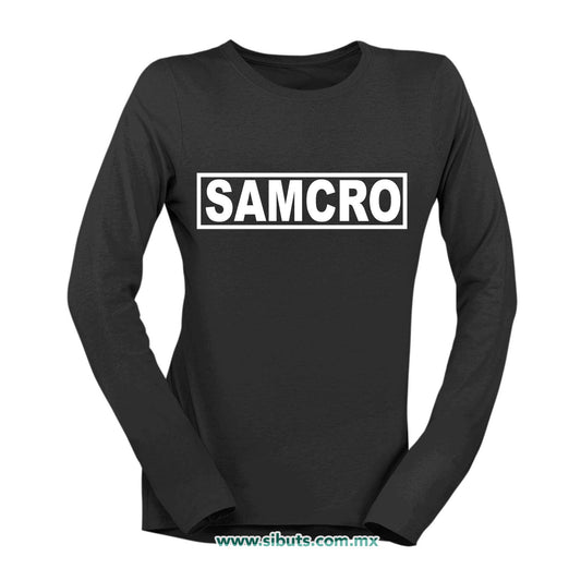 Playera Mujer Manga Larga Samcro Sons Of Anarchy