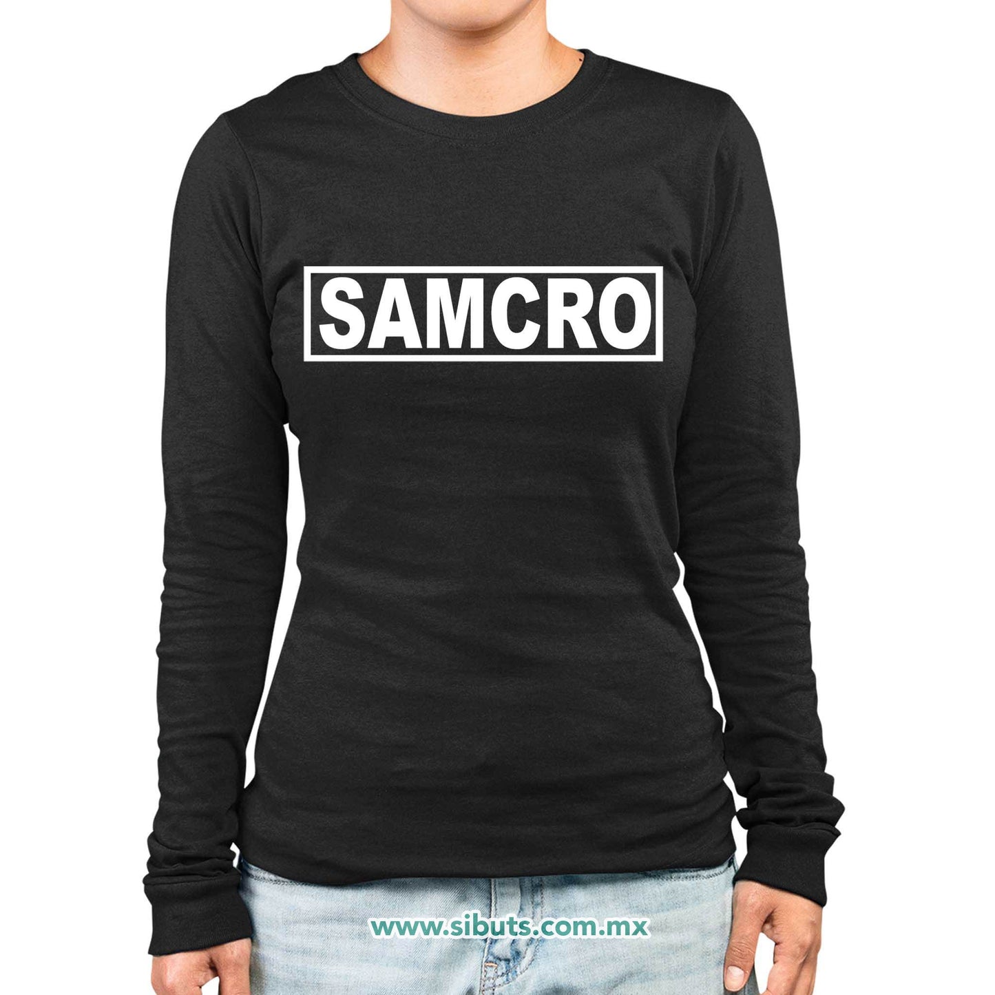 Playera Mujer Manga Larga Samcro Sons Of Anarchy
