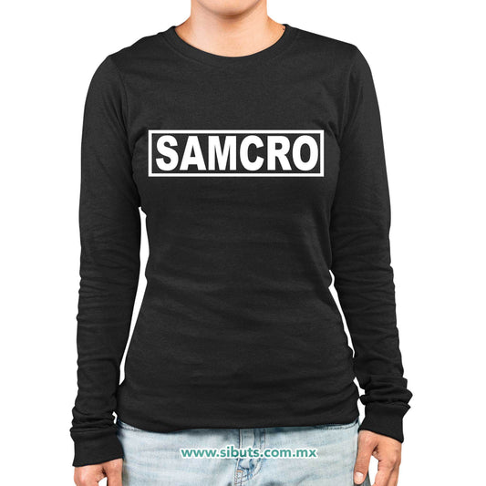 Playera Mujer Manga Larga Samcro Sons Of Anarchy