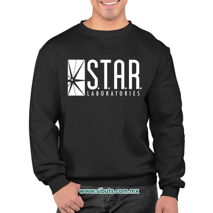 Sudadera Hombre Cuello Redondo Flash Star Lab Laboratories