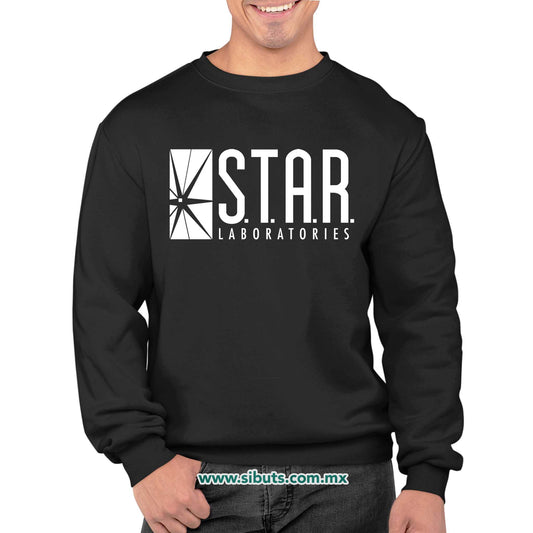 Sudadera Hombre Cuello Redondo Flash Star Lab Laboratories