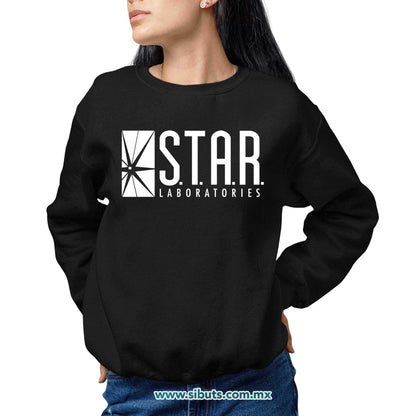 Sudadera Mujer Cuello Redondo Flash Star Lab Laboratories