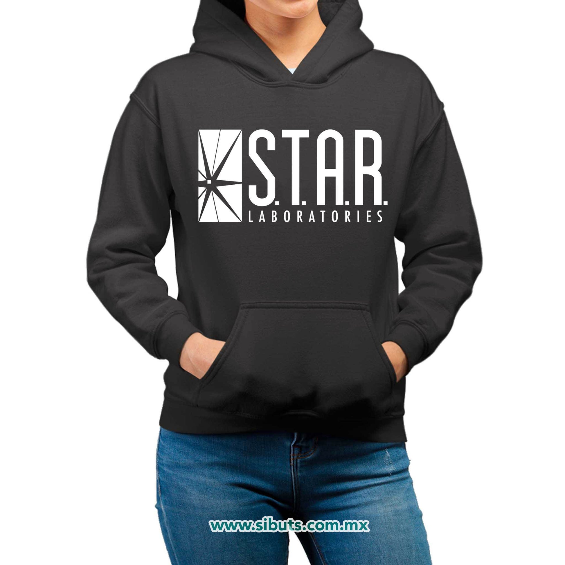 Sudadera Mujer Gorro Flash Star Lab Laboratories