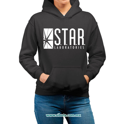 Sudadera Mujer Gorro Flash Star Lab Laboratories