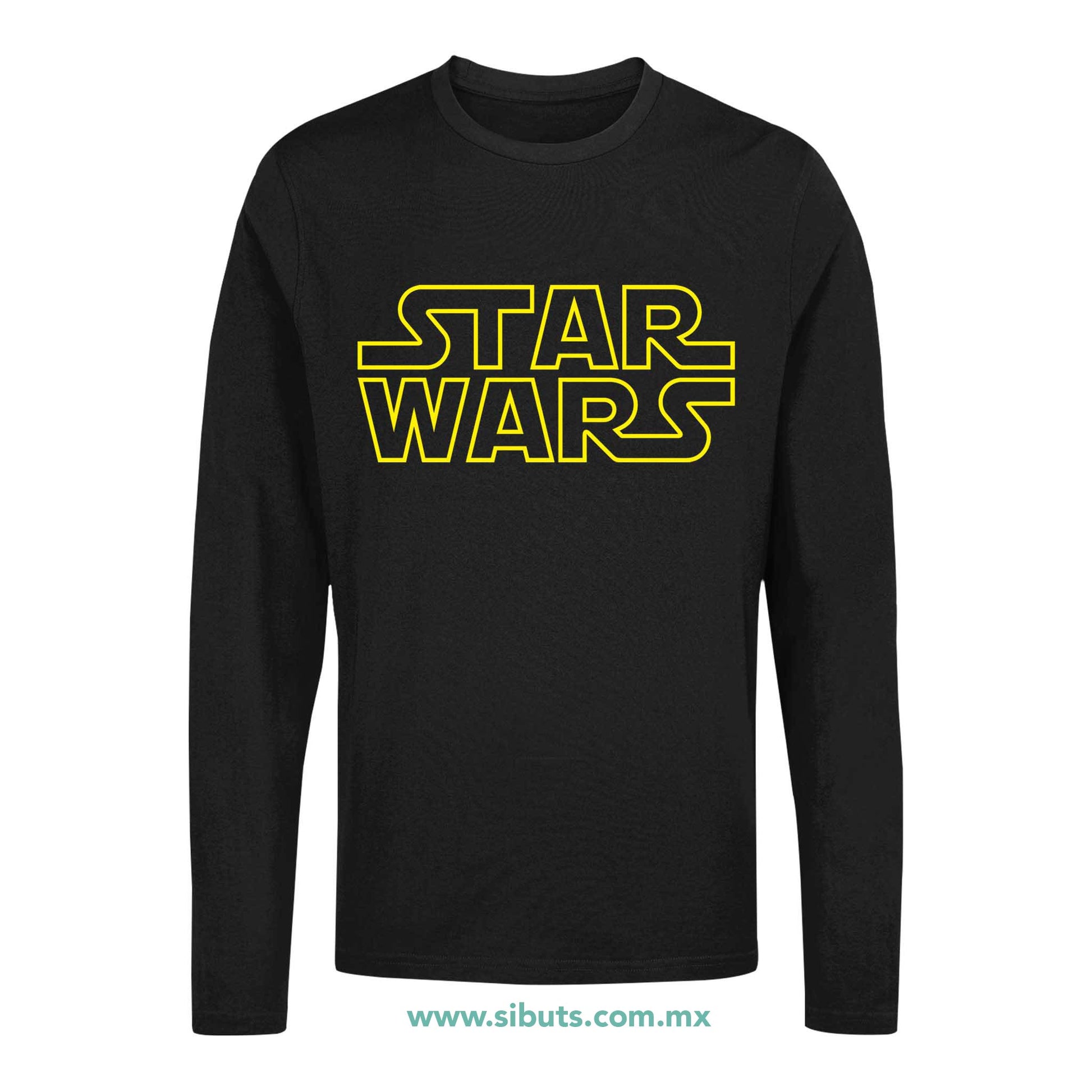 Playera Hombre Manga Larga Star Wars