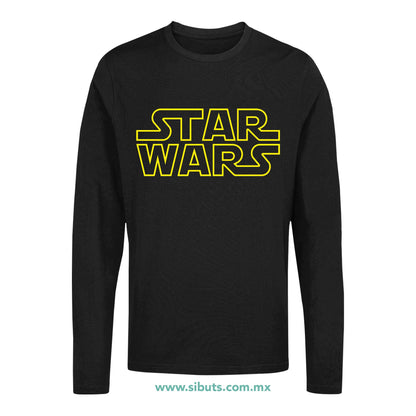 Playera Hombre Manga Larga Star Wars