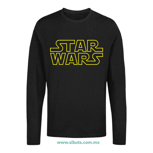 Playera Hombre Manga Larga Star Wars