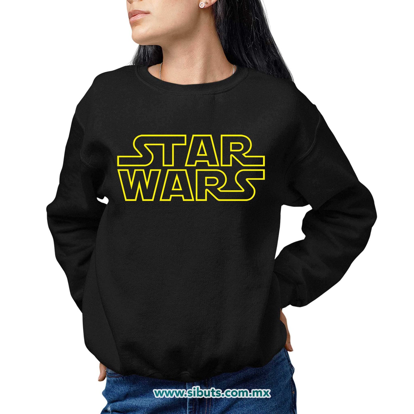 Sudadera Mujer Cuello Redondo Star Wars