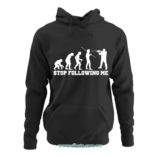 Sudadera Mujer Gorro Evolución Stop Following Me