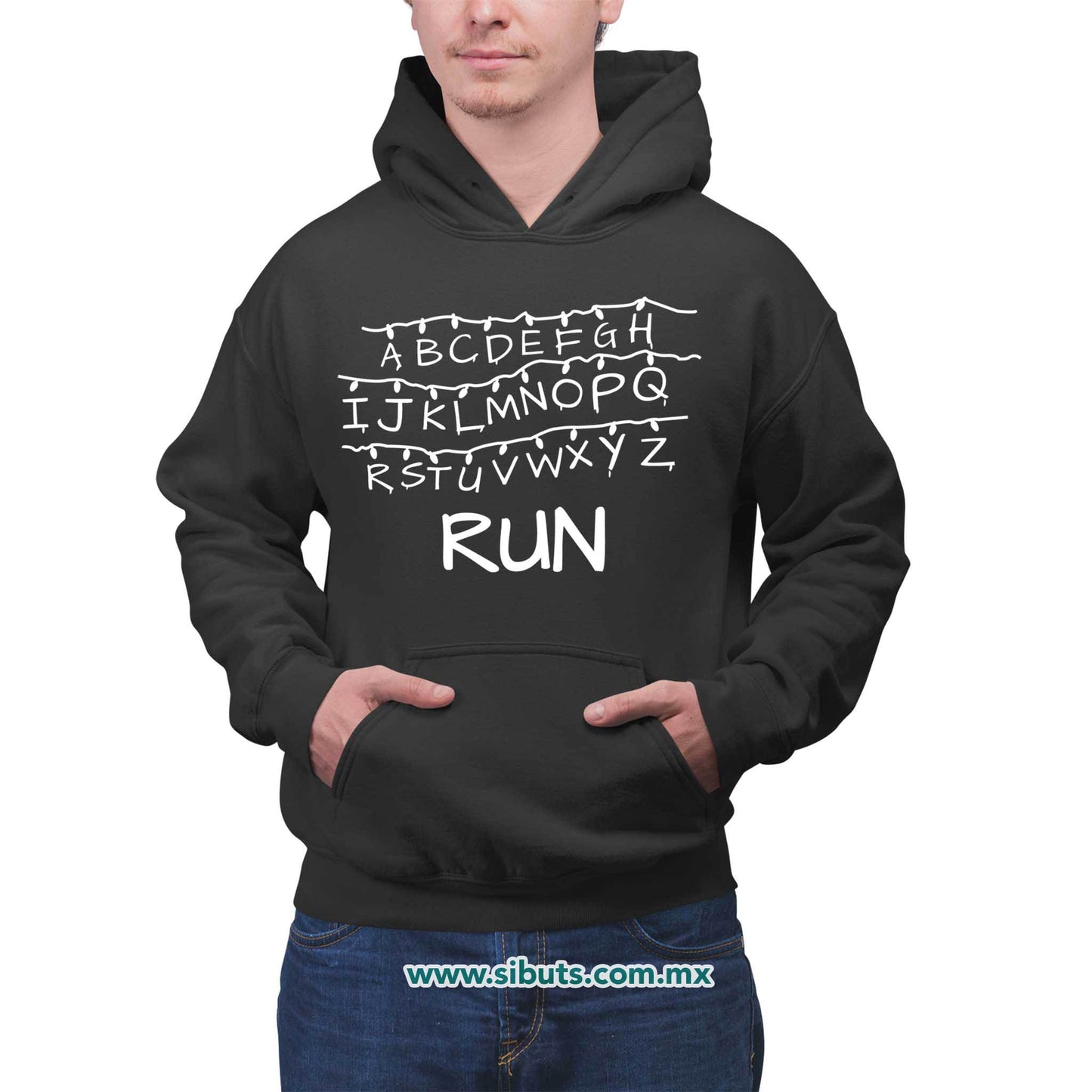 Sudadera Hombre Gorro Stranger Things Abcededario