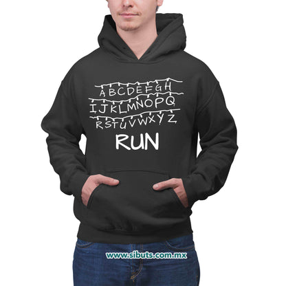 Sudadera Hombre Gorro Stranger Things Abcededario