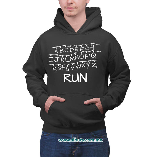 Sudadera Hombre Gorro Stranger Things Abcededario