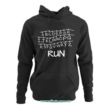 Sudadera Mujer Gorro Stranger Things Abcededario