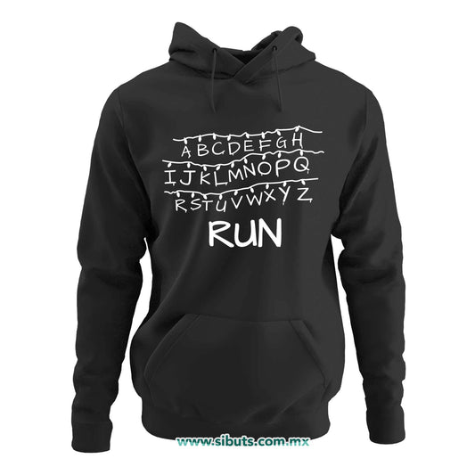 Sudadera Mujer Gorro Stranger Things Abcededario