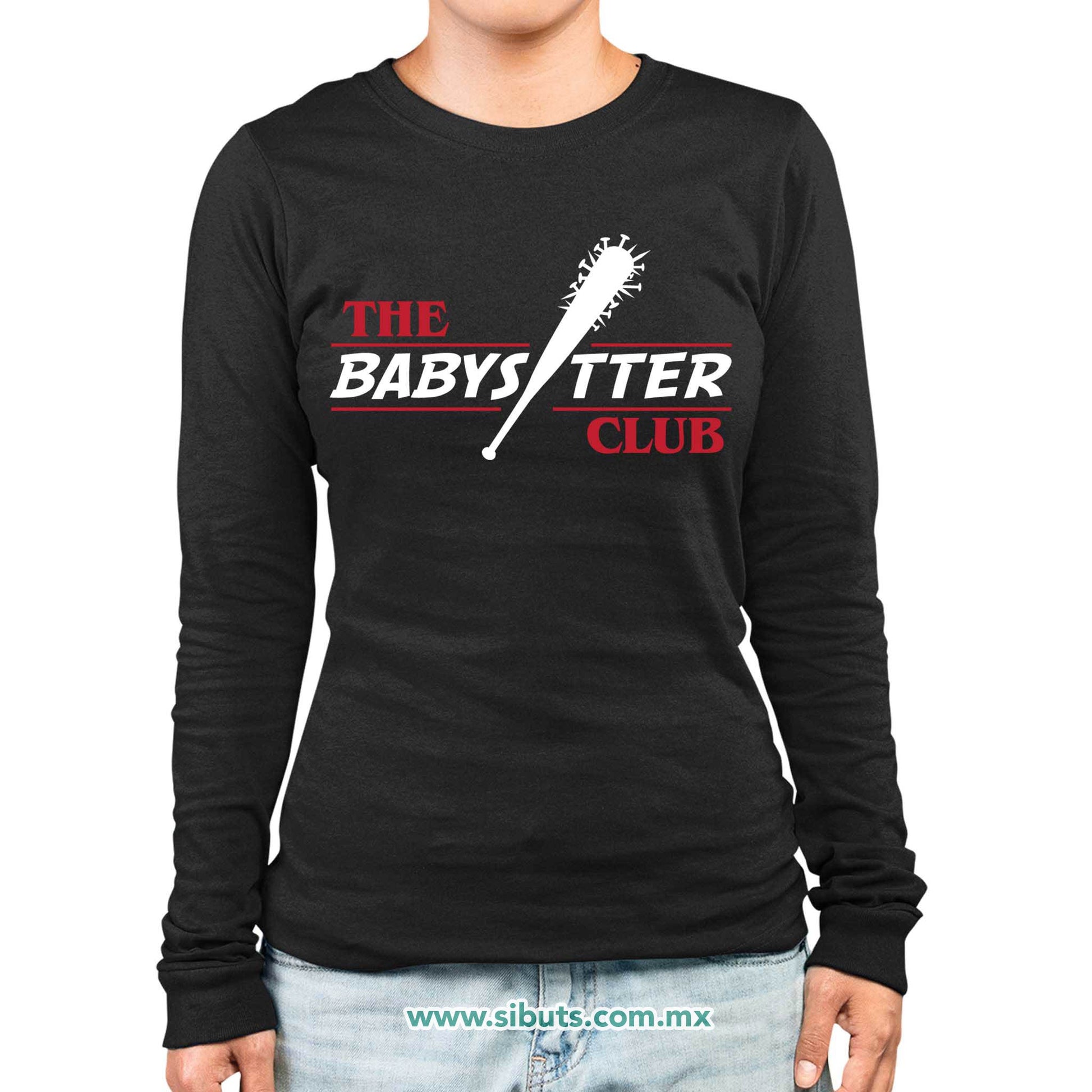 Playera Mujer Manga Larga Stranger Things The Babysitter Club