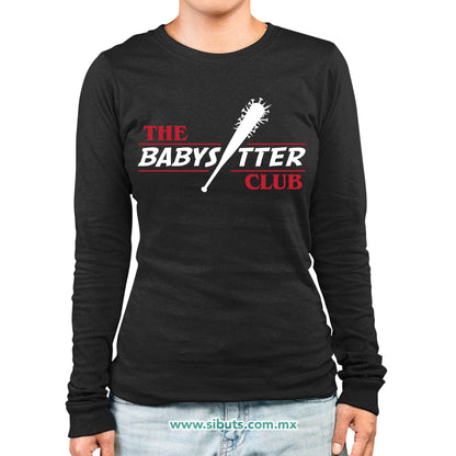 Playera Mujer Manga Larga Stranger Things The Babysitter Club