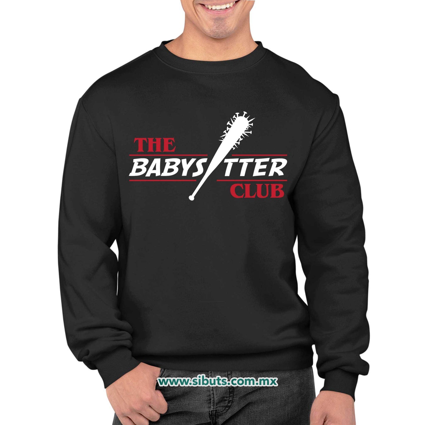 Sudadera Hombre Cuello Redondo Stranger Things The Babysitter Club