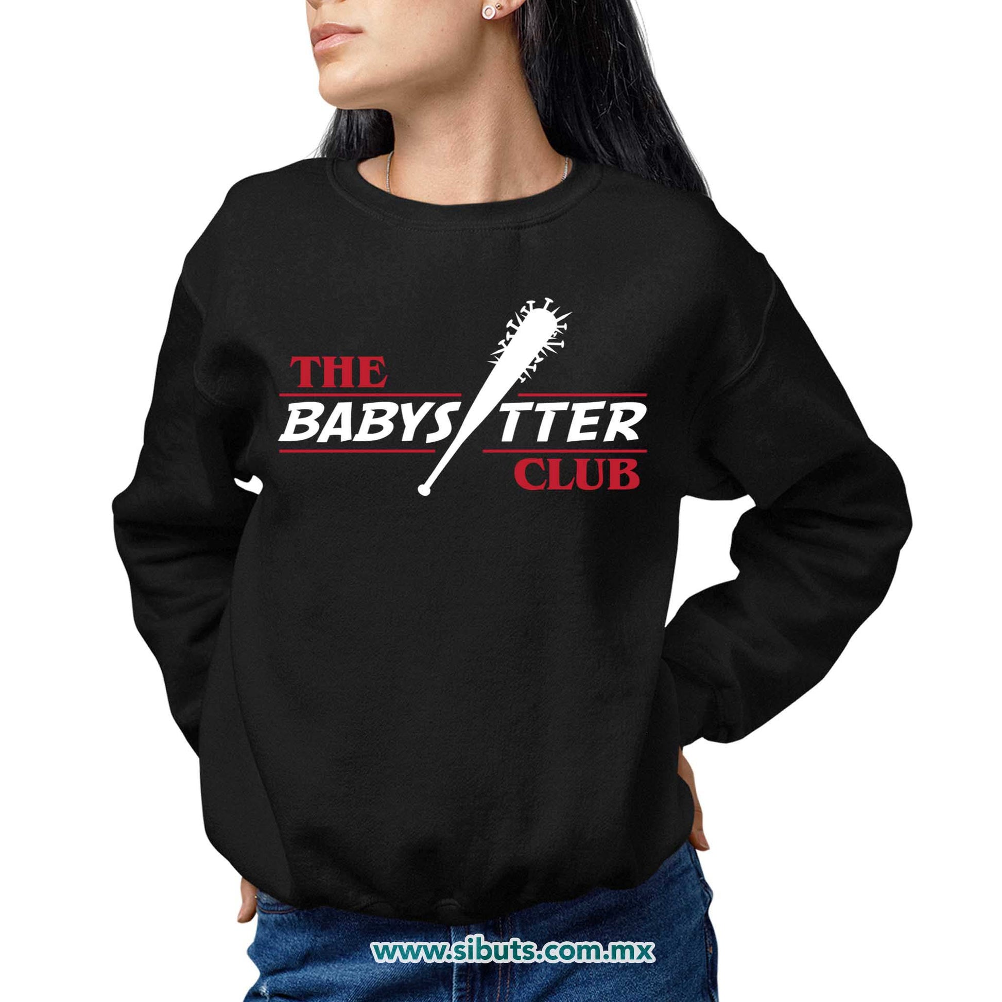 Sudadera Mujer Cuello Redondo Stranger Things The Babysitter Club