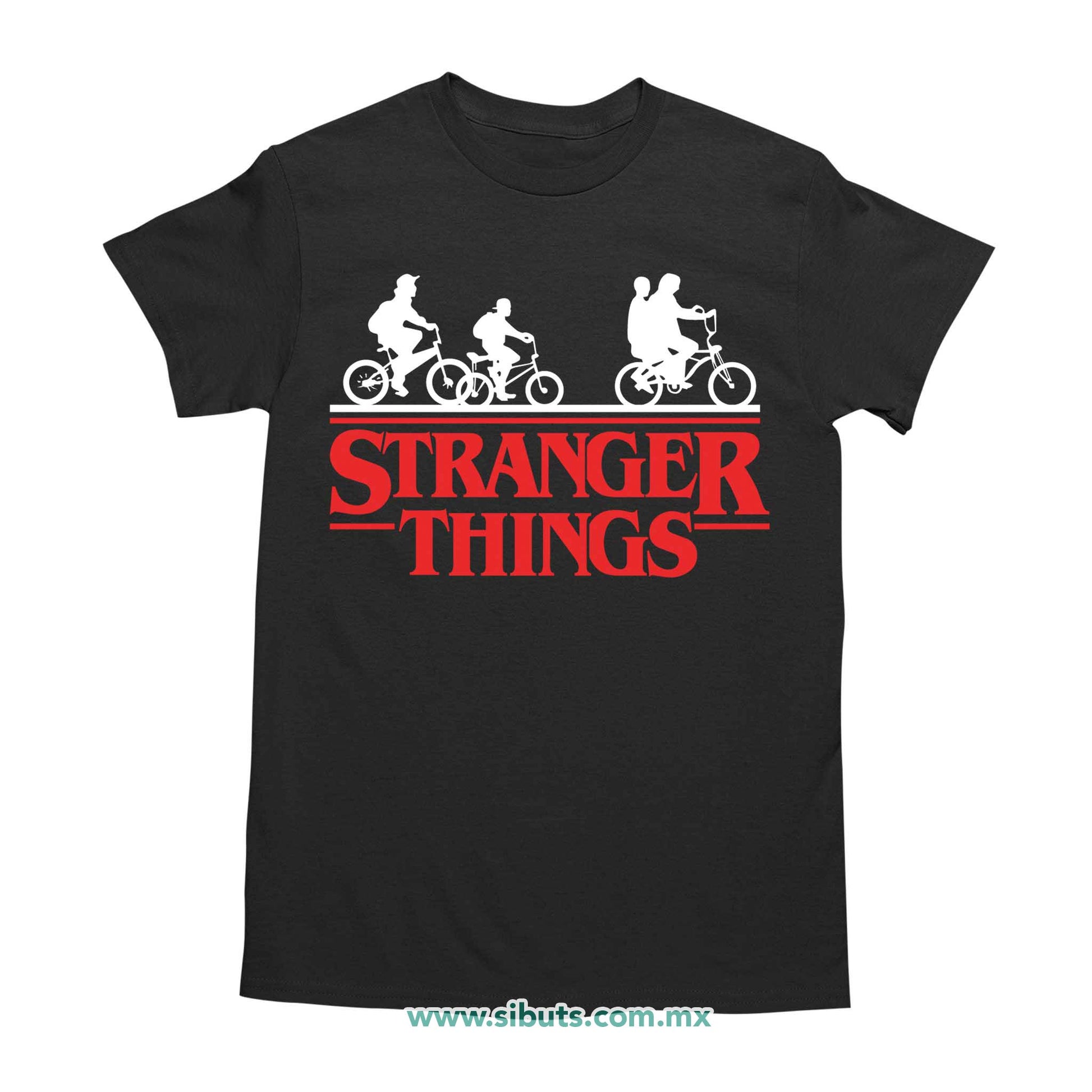 Playera Hombre Stranger Things Bicicletas