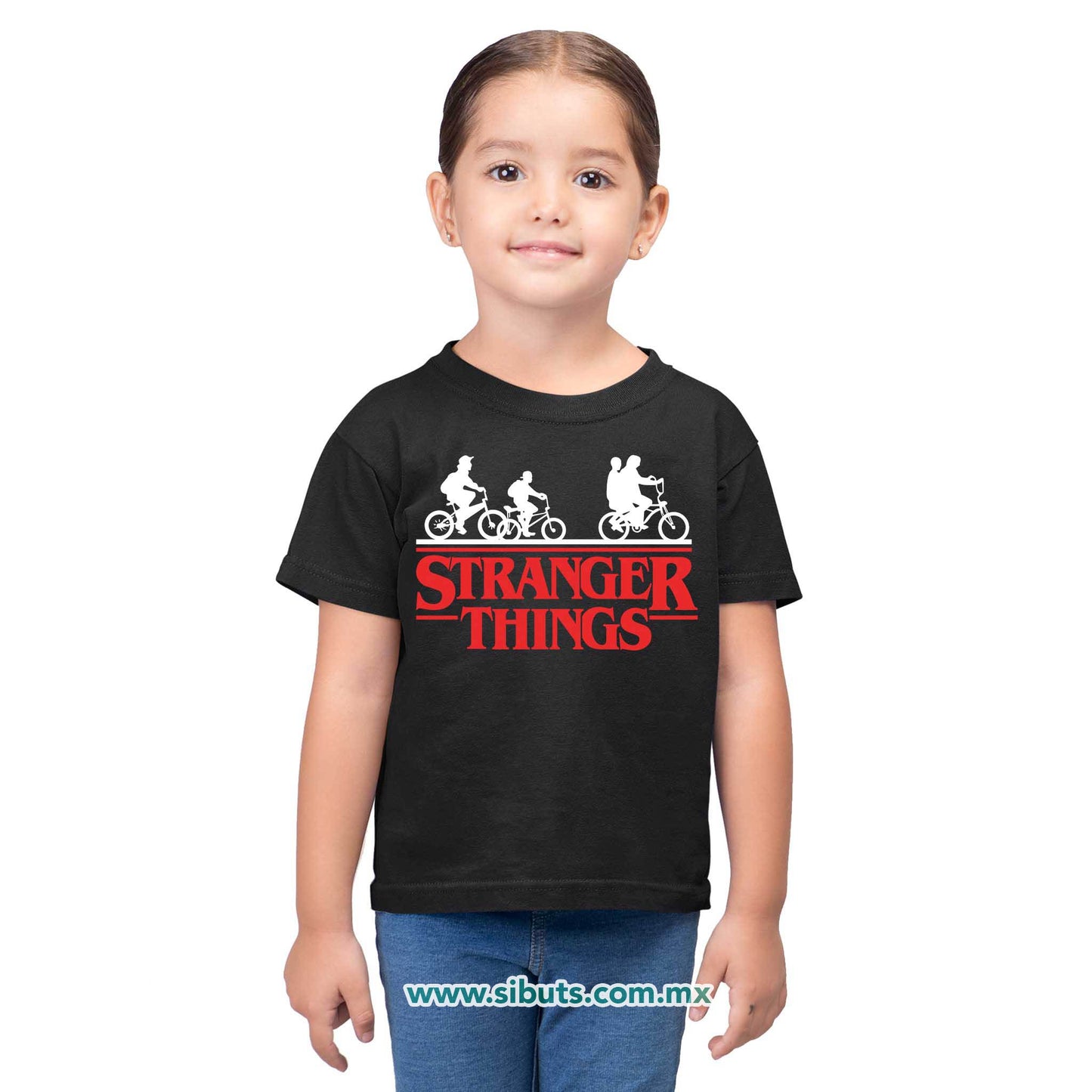 Playera Niño Stranger Things Bicicletas