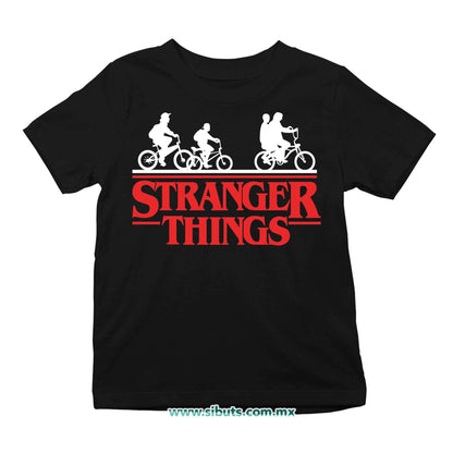 Playera Niño Stranger Things Bicicletas