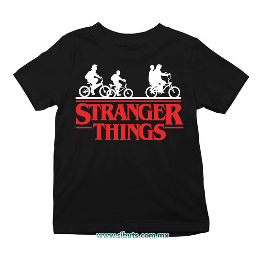 Playera Niño Stranger Things Bicicletas