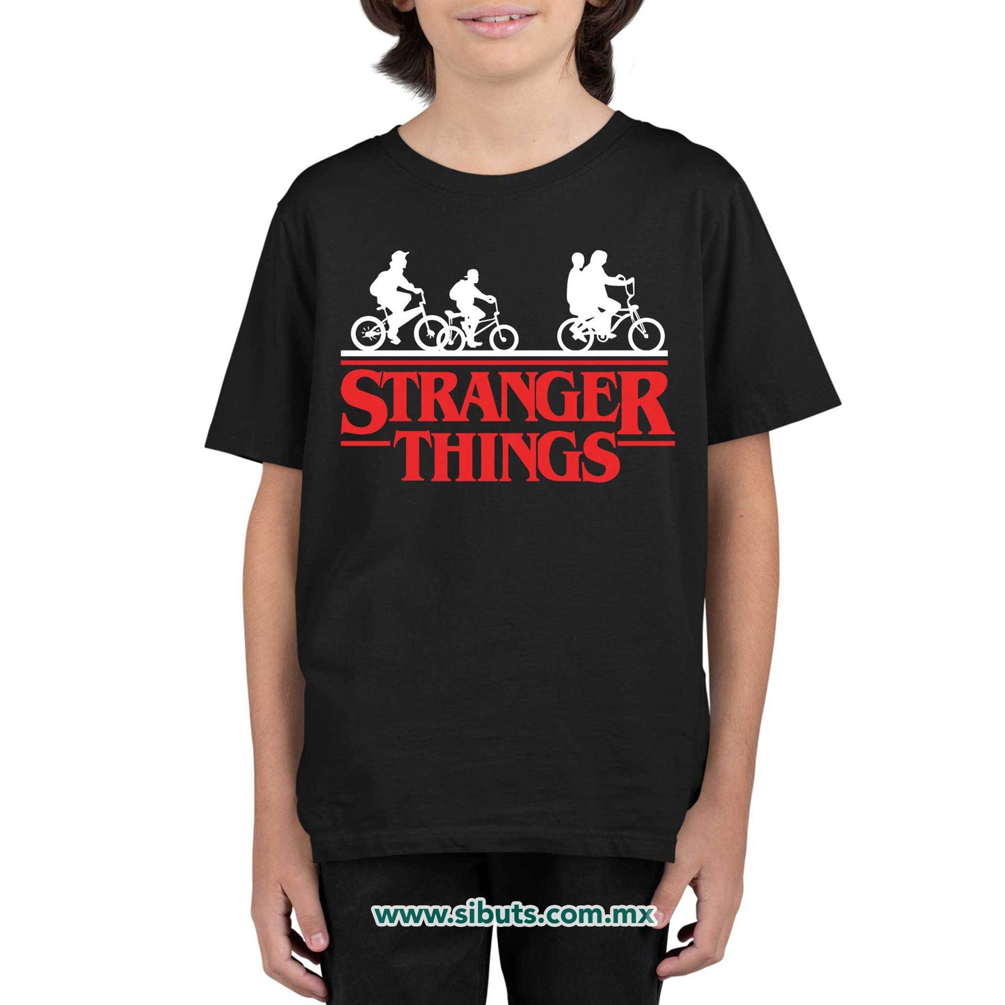 Playera Niño Stranger Things Bicicletas