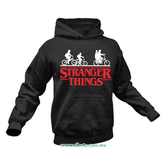 Sudadera Hombre Gorro Stranger Things Bicicletas